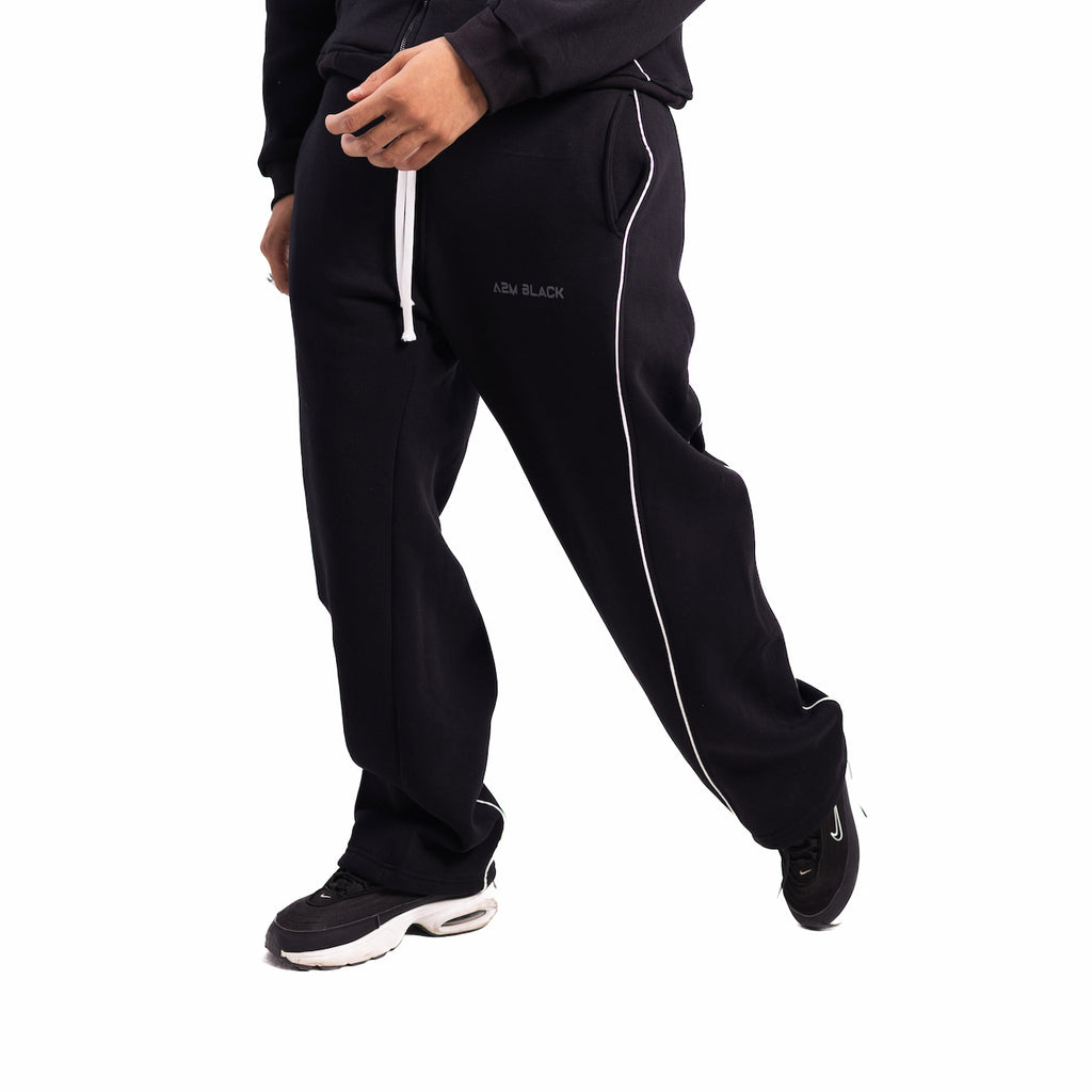Onyx Black Tracksuit Pants