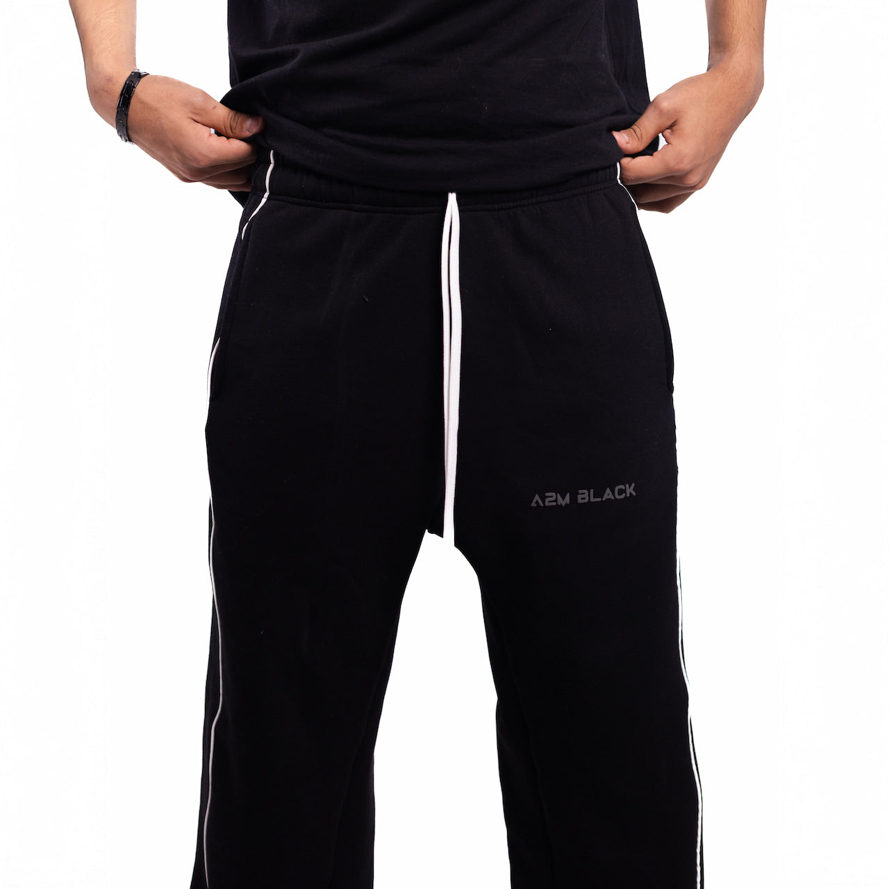 Onyx Black Tracksuit Pants