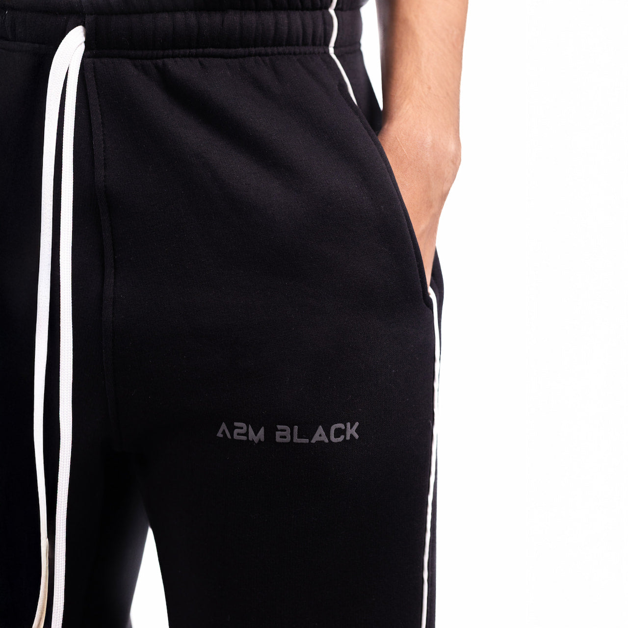 Onyx Black Tracksuit Pants