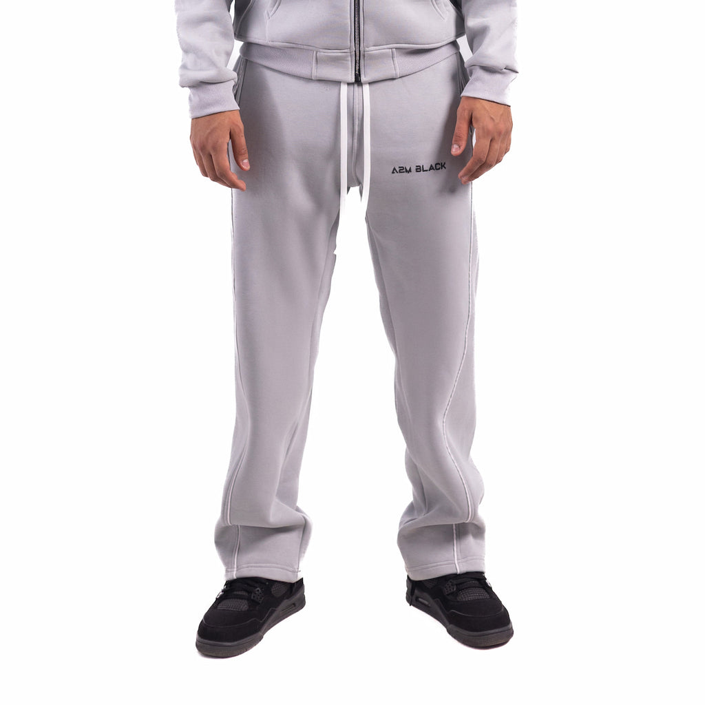 Soft Fog Grey Tracksuit Pants