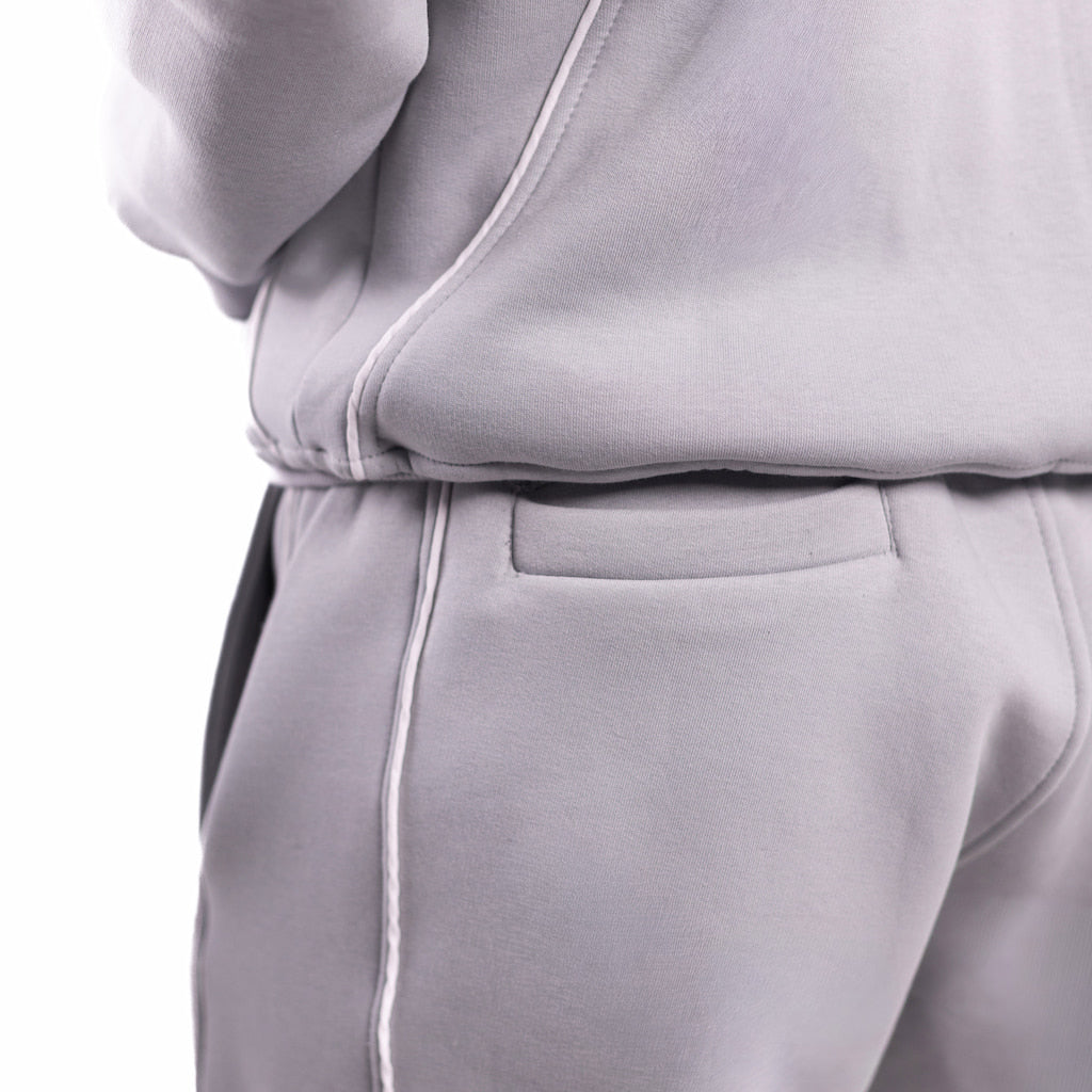 Soft Fog Grey Tracksuit Pants