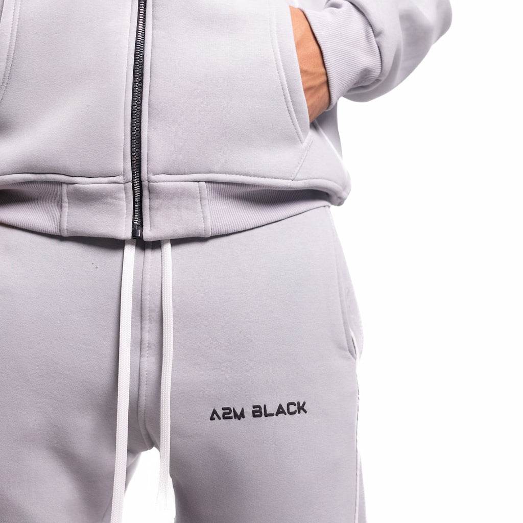 Soft Fog Grey Full Tracksuit Set