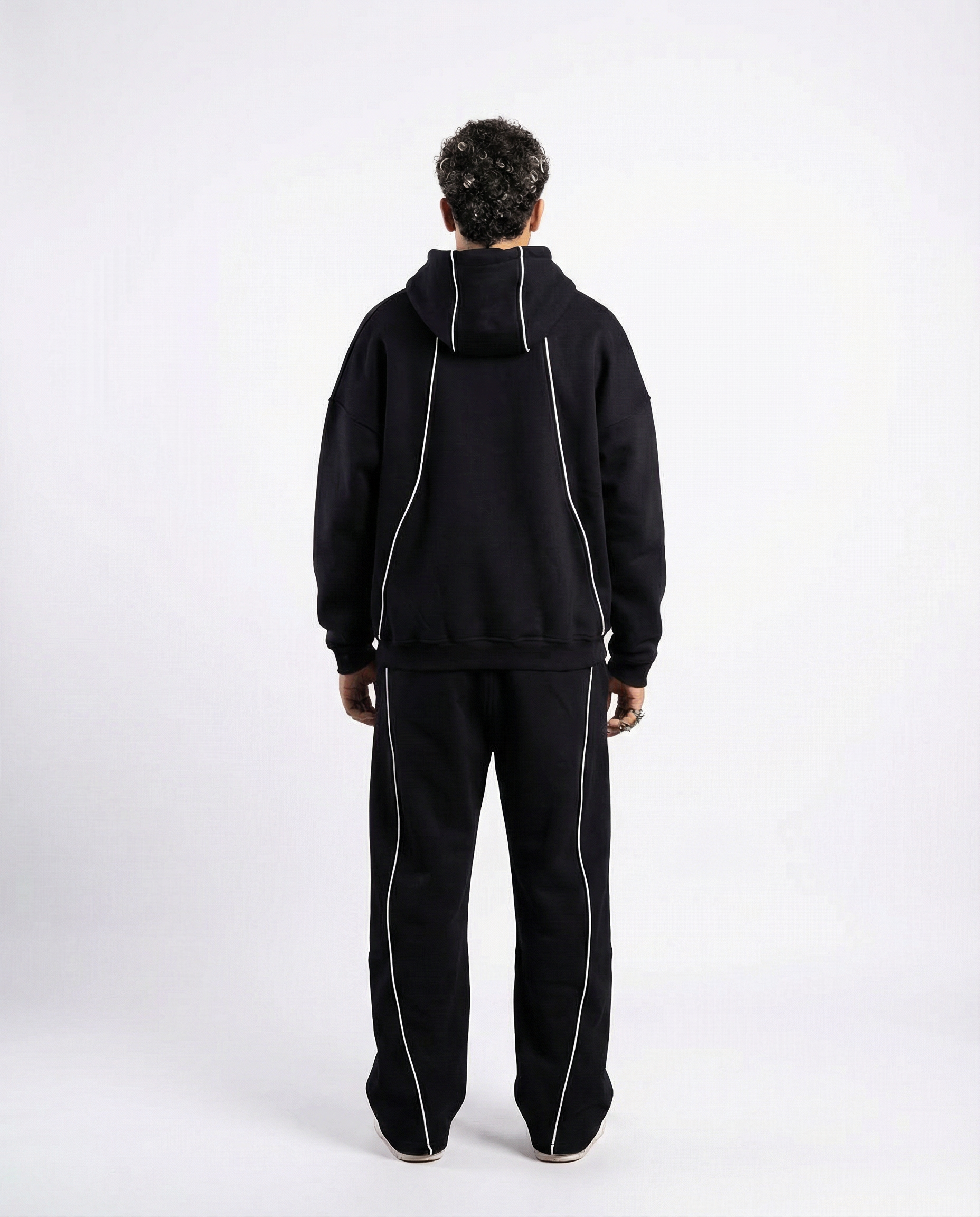 Onyx Black Full Tracksuit Set